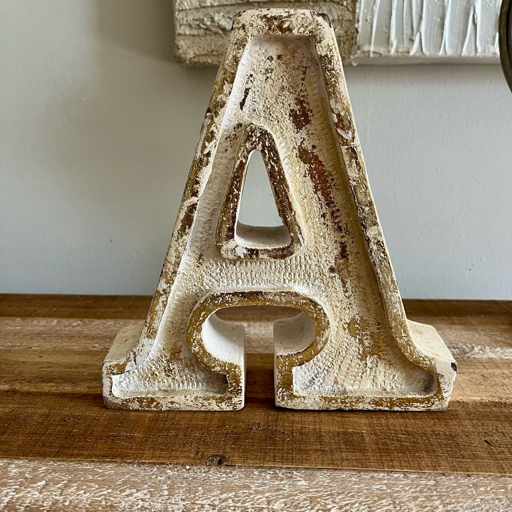 Rustic Decorative Letter A